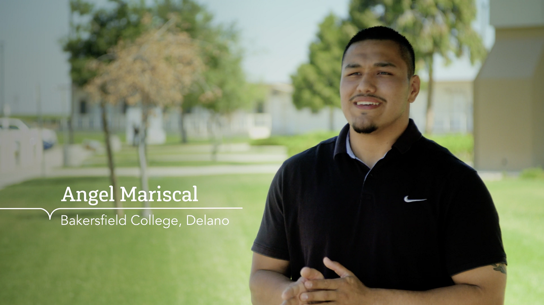 Smiling photo of student named Angel