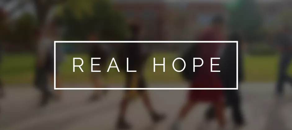 Real hope banner