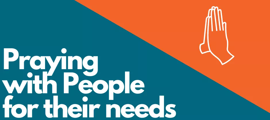 Prayer Ministry: Praying with People for their Needs banner