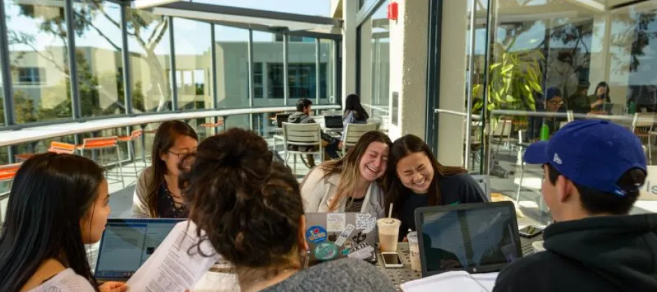 group working together