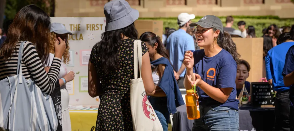 Tabling event on campus