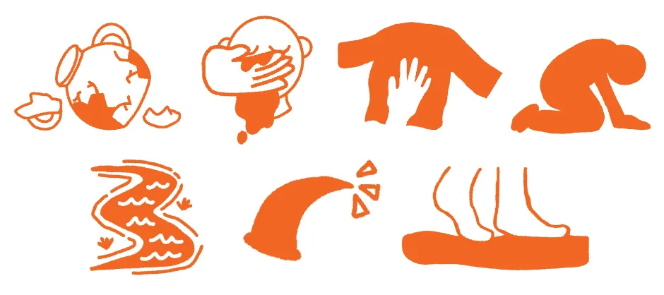 Orange graphics
