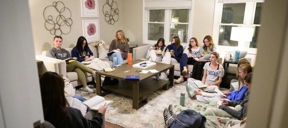 Group of people in room