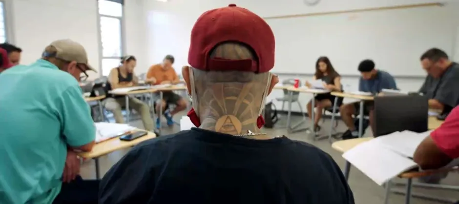 Back of a man's head