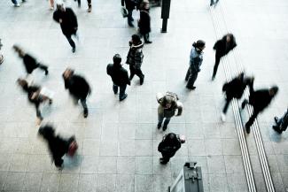 Network Mapping for Online or Hybrid Settings (busy walkway in background)