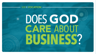does god care about business banner